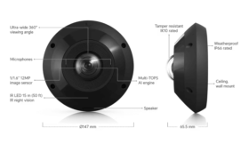 Caméra IP extérieure 12MP UniFi Protect G6 Pro 360 noire