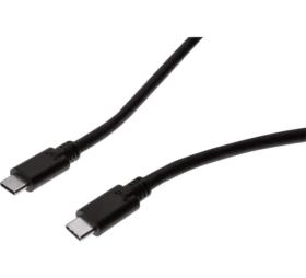 Cordon USB 3.2 Gen2 type C M/M 1,5 m noir