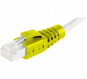 Manchons RJ45 clipsables jaunes sachet de 10