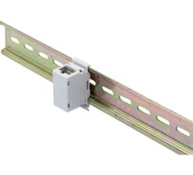 Coupleur RJ45 catégorie 6a STP pour rail DIN