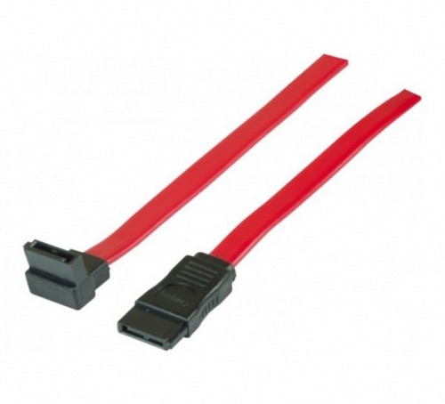 Lot De 2 Câbles SATA III 50 Cm - 1 Droit / 1 Coudé 90° - Pour Disque Dur Ou SSD