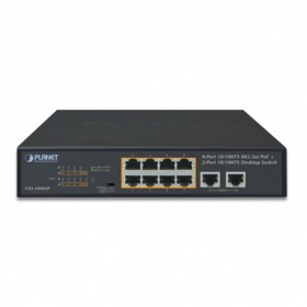 Switch rackable 10 ports Planet FSD-1008HP (8 PoE 120W)