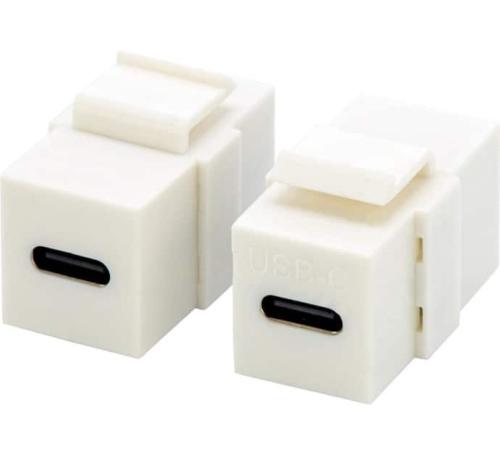 Embase de traversée USB-C pour panneau de brassage