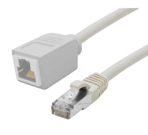 Rallonge RJ45 cat6a S/FTP LS0H Snagless 1 m grise