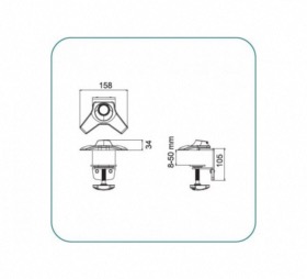 Support à pincer pour écran 15-24 Aavara TC110