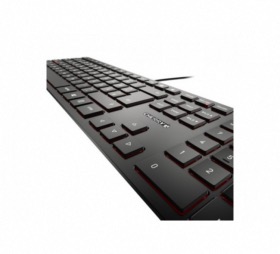 afficher l'article Clavier Slim noir KC 6000 CHERRY USB