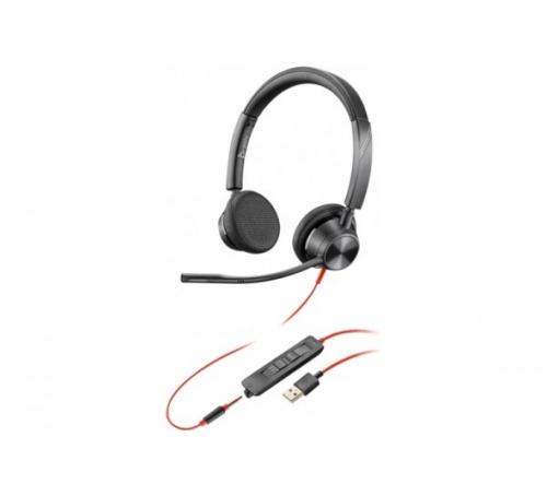 Micro casque USB-A + Jack Blackwire 3325 Plantronics