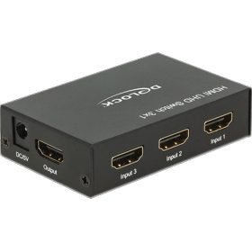 Switch HDMI 4K 3 ports avec télécommande Delock