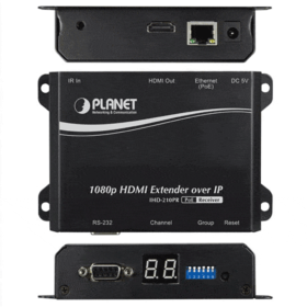 Récepteur HDMI sur IP Planet IHD-210PR