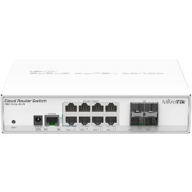 afficher l'article Switch routeur 8 ports giga 4 SFP Mikrotik CRS112-8G-4S-IN