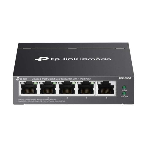Switch 5 ports gigabit 4 PoE+ TP-Link DS105GP