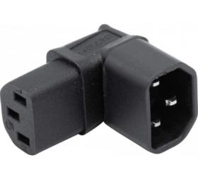 Adaptateur secteur IEC C14 / IEC C13 coud