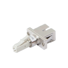 Adaptateur fibre optique multimode LC mâle SC fem.