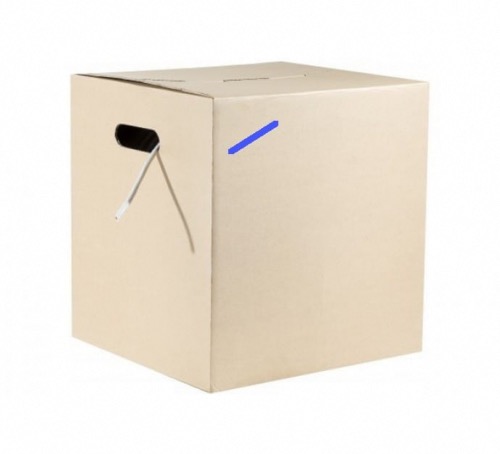 Carton 300 m de câble bleu multibrin blindé F/UTP catégorie 6