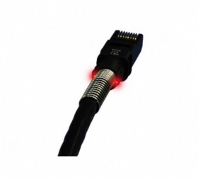 Cable PatchSee Cat. 6a U/UTP 15,2 m à repérage lumineux