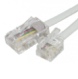 Cordon téléphone 7 m blanc RJ11 - RJ45