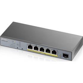 Switch 5 ports giga PoE++ 60W 1 SFP Zyxel GS1350-6HP