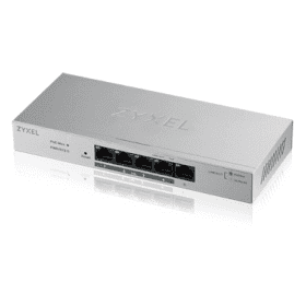 Switch 5 ports gigabit 4 PoE+ 60W Zyxel GS1200-5HPV2