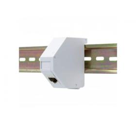 Support 1 port Keystone en ABS pour Rail DIN