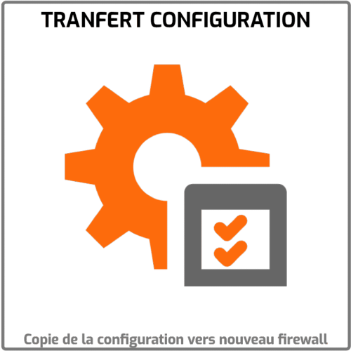 Transfert de configuration SonicWall - SonicWall