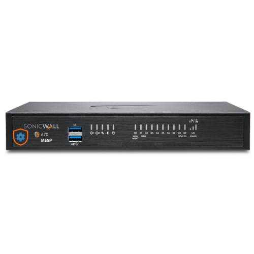 Firewall Sonicwall TZ670 managé