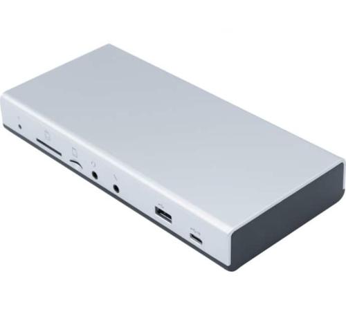 Dock Station USB-C HDMI DVI LAN 6 ports A/C