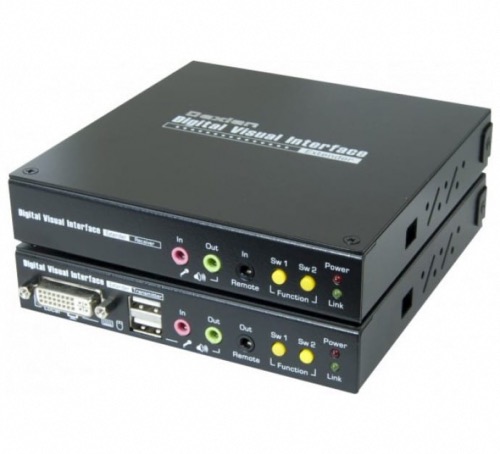 Prolongateur KVM DVI/USB/Audio sur IP