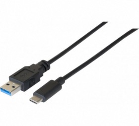 Cordon USB 3.1 type A vers type C 1 m