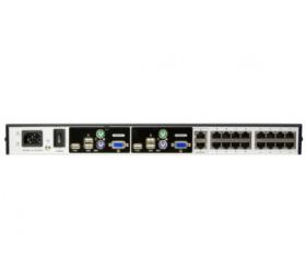 Switch KVM Pro CAT5 ATEN KH2516A 16 ports double console