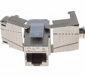 Embase RJ45 8P8C CAT8 STP blindée