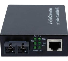 Convertisseur RJ45 10/100 fibre 100FX multimode 2 Km