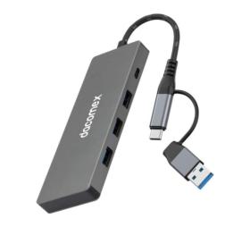 Hub USB 3.2 type A/C vers 7 ports USB-A et 1 USB-C