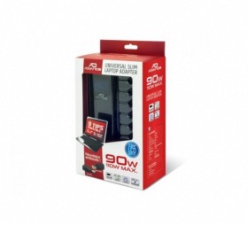 Alimentation secteur pour PC portable 90W USB LCD