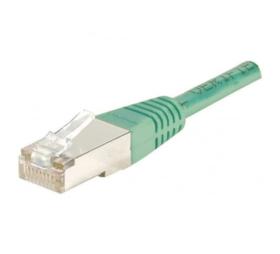 Câble RJ45 15 cm vert catégorie 6 blindé F/UTP