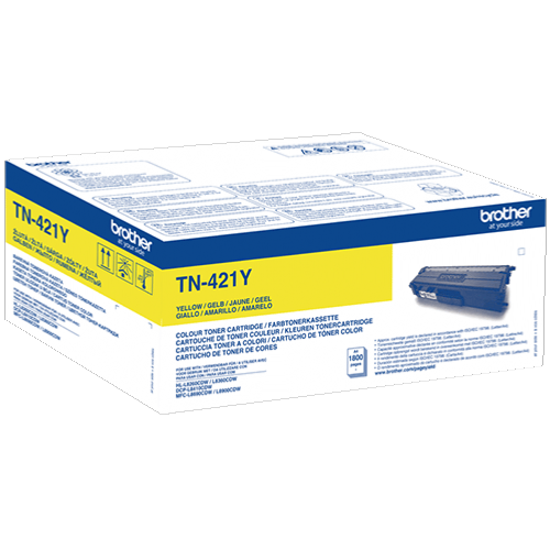 Toner jaune 1800 pages Brother TN-421Y