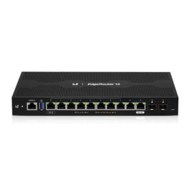 EdgeRouteur 10 ports RJ45 2 SFP Ubiquiti ER-12