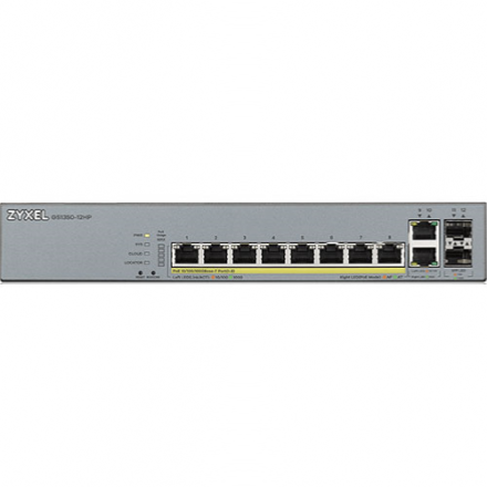 Switch 10 ports giga 8 PoE 130W 2 SFP Zyxel GS1350-12HP