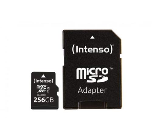 Carte MicroSDXC UHS-I Premium Class 10 Intenso 256 Go