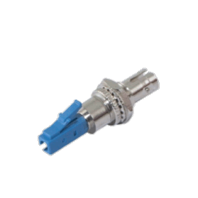 Adaptateur fibre optique monomode LC mâle ST fem.