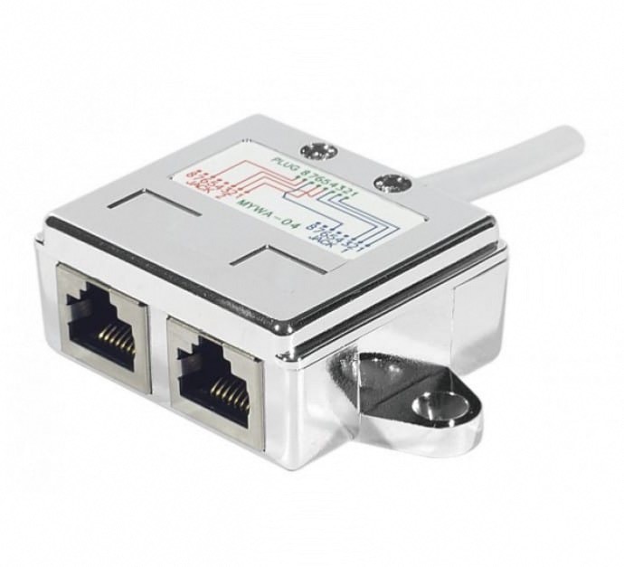 Doubleur RJ45 Blindé - Connectique réseau 