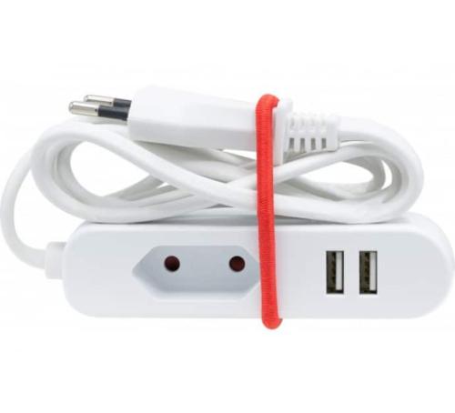 Rallonge bipolaire 2 ports USB de voyage