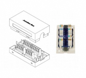 Boitier de connexion réseau CAT 6a STP