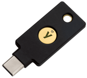 YubiKey 5C NFC USB-C - Clé de sécurité certifiée CSPN