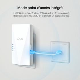 Répéteur WiFi 6 AX3000 TP-LINK RE705X