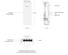 Pont WiFi TP-Link EAP215-BRIDGE KIT V2.0
