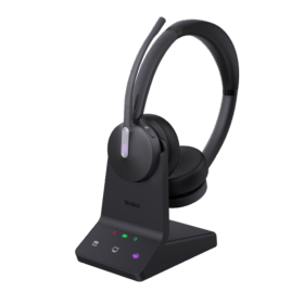 Casque stéréo DECT Bluetooth Yealink WH64 UC et Teams