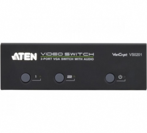 Commutateur VGA Audio RS232 2 ports ATEN VS0201