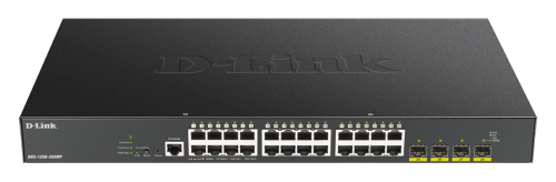 Switch D-LINK Smart+ 24 ports gigabit PoE+ 370W 4 SFP+