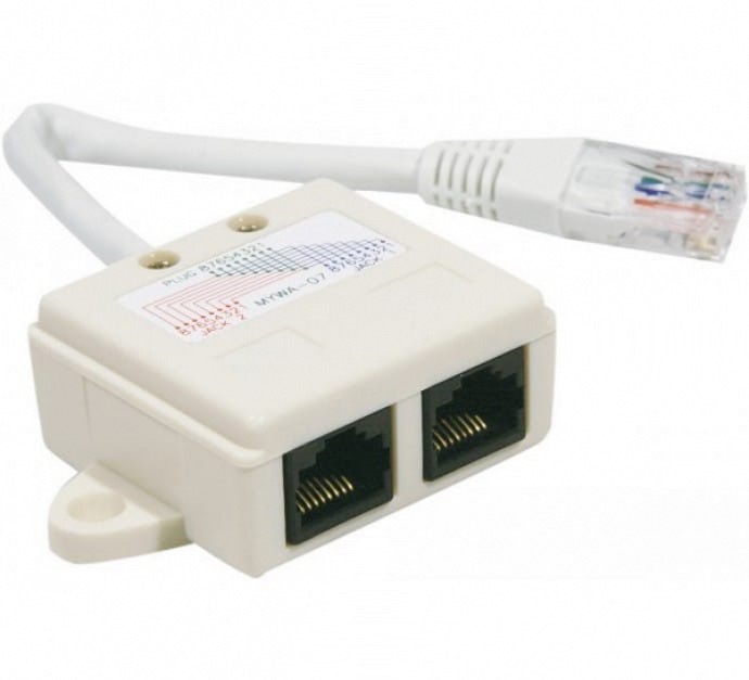 Achat doubleur de prise RJ45 avec cordon