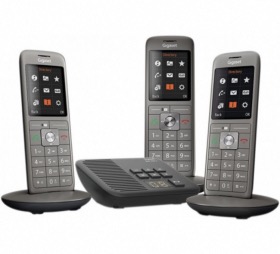 afficher l'article Gigaset CL660A TRIO Téléphone DECT Base + 3 combinés + répondeur